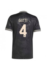 Juventus Federico Gatti #4 Jalkapallovaatteet Kolmaspaita 2025-26 Lyhythihainen